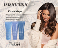 Pravana Intense Therapy Shampoo, Acondicionador Y Mask 59ml