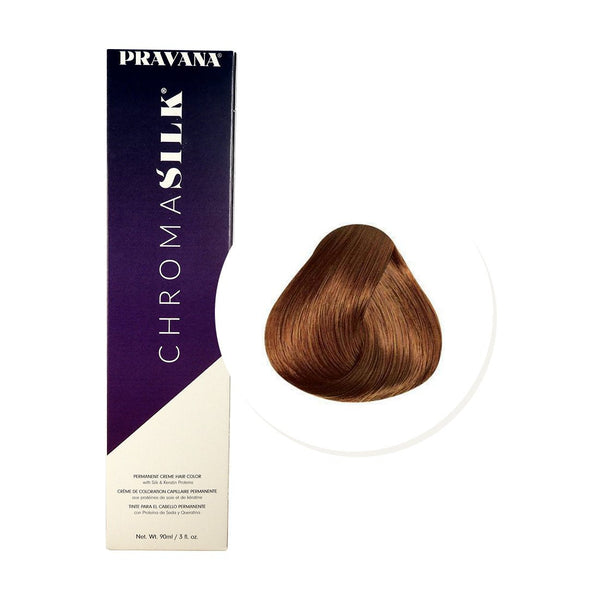 Pravana Tintes ChromaSilk 5.45 Castaño Claro Cobrizo Caoba