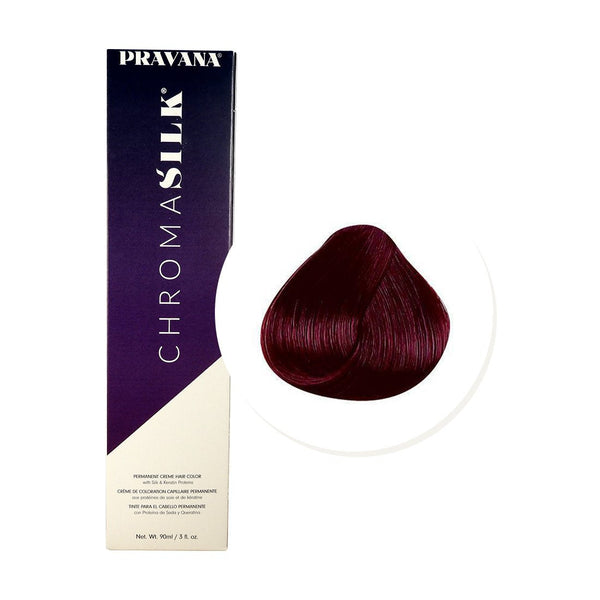 Pravana Tintes ChromaSilk 5.6 Castaño Claro Rojizo